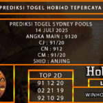 PREDIKSI TOGEL SYDNEY POOLS 14 JULI 2025