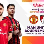 Link Live Streaming Manchester United vs Bournemouth - Premier League Summer Series di Vidio Pekan Ini