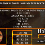 PREDIKSI TOGEL SENTOSATOTO POOLS 12 JULI 2025