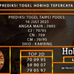 PREDIKSI TOGEL TAIPEI POOLS 16 JULI 2025