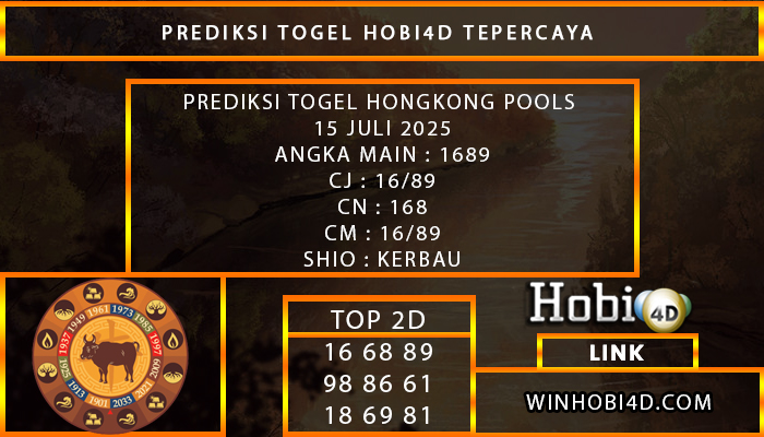 PREDIKSI TOGEL HONGKONG POOLS 15 JULI 2025