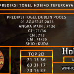 PREDIKSI TOGEL DUBLIN POOLS 01 AGUSTUS 2025