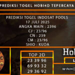 PREDIKSI TOGEL INDOSAT POOLS 17 JULI 2025