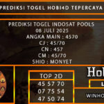 PREDIKSI TOGEL INDOSAT POOLS 08 JULI 2025