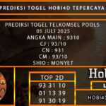 PREDIKSI TOGEL TELKOMSEL POOLS 05 JULI 2025