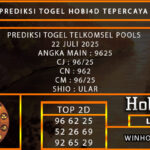 PREDIKSI TOGEL TELKOMSEL POOLS 22 JULI 2025