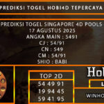 PREDIKSI TOGEL SINGAPORE POOLS 17 AGUSTUS 2025