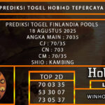 PREDIKSI TOGEL FINLANDIA POOLS 18 AGUSTUS 2025