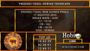 PREDIKSI TOGEL NEW GUINEA POOLS 17 AGUSTUS 2025