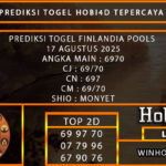 PREDIKSI TOGEL FINLANDIA POOLS 17 AGUSTUS 2025