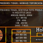 PREDIKSI TOGEL SENTOSATOTO POOLS 16 AGUSTUS 2025