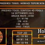 PREDIKSI TOGEL HONGKONG POOLS 18 SEPTEMBER 2025